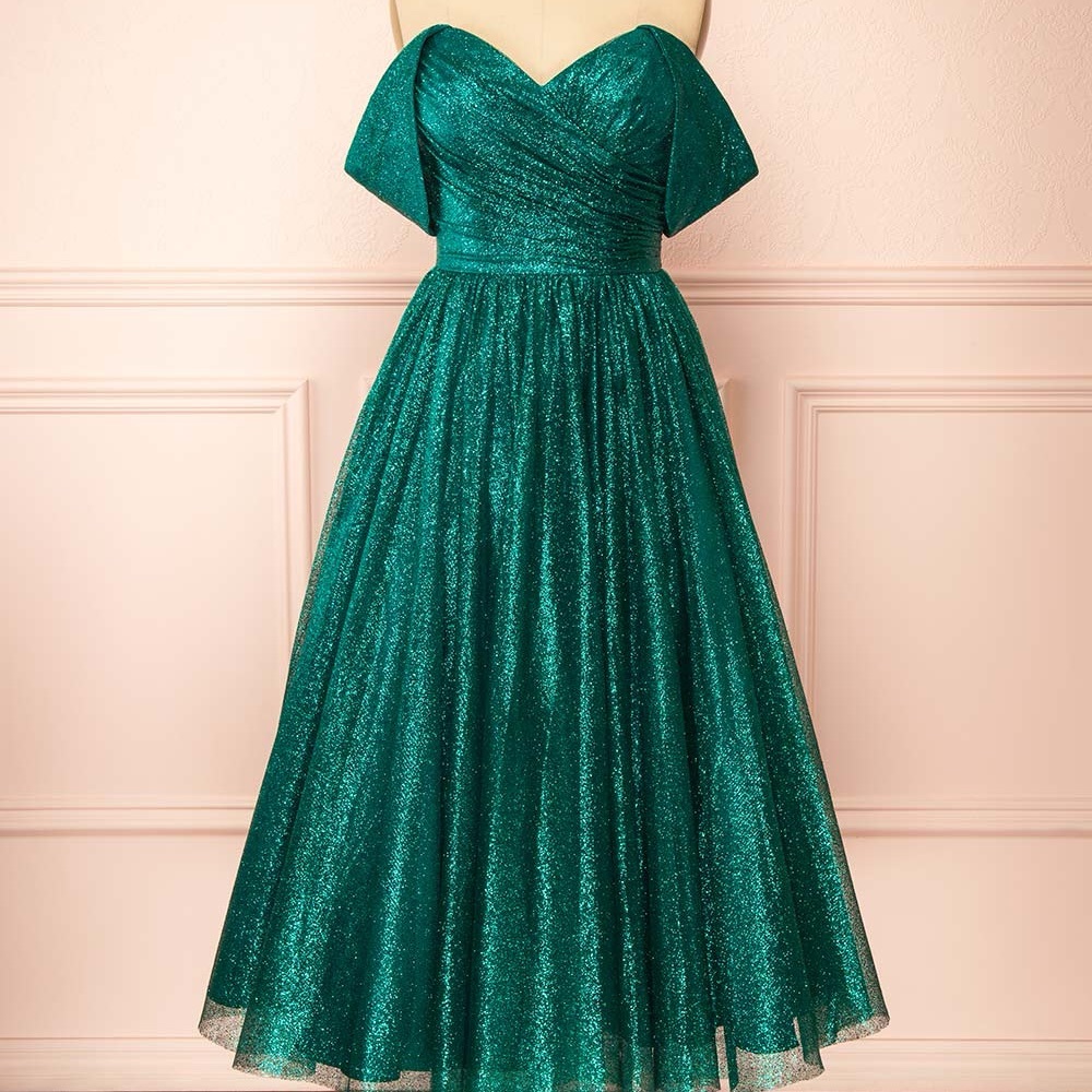 Chic Green Midi Dress for Effortless Style